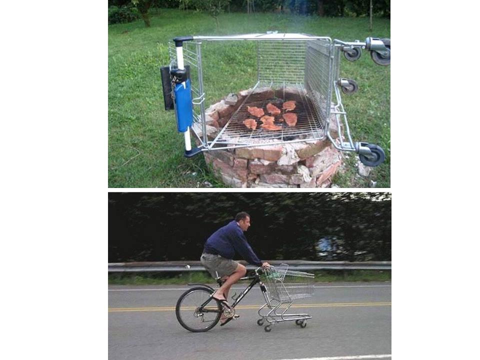 Creative (But Unintended) Use of Grocery Carts