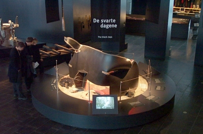 Section from a brace that failed on the Alexander Kielland