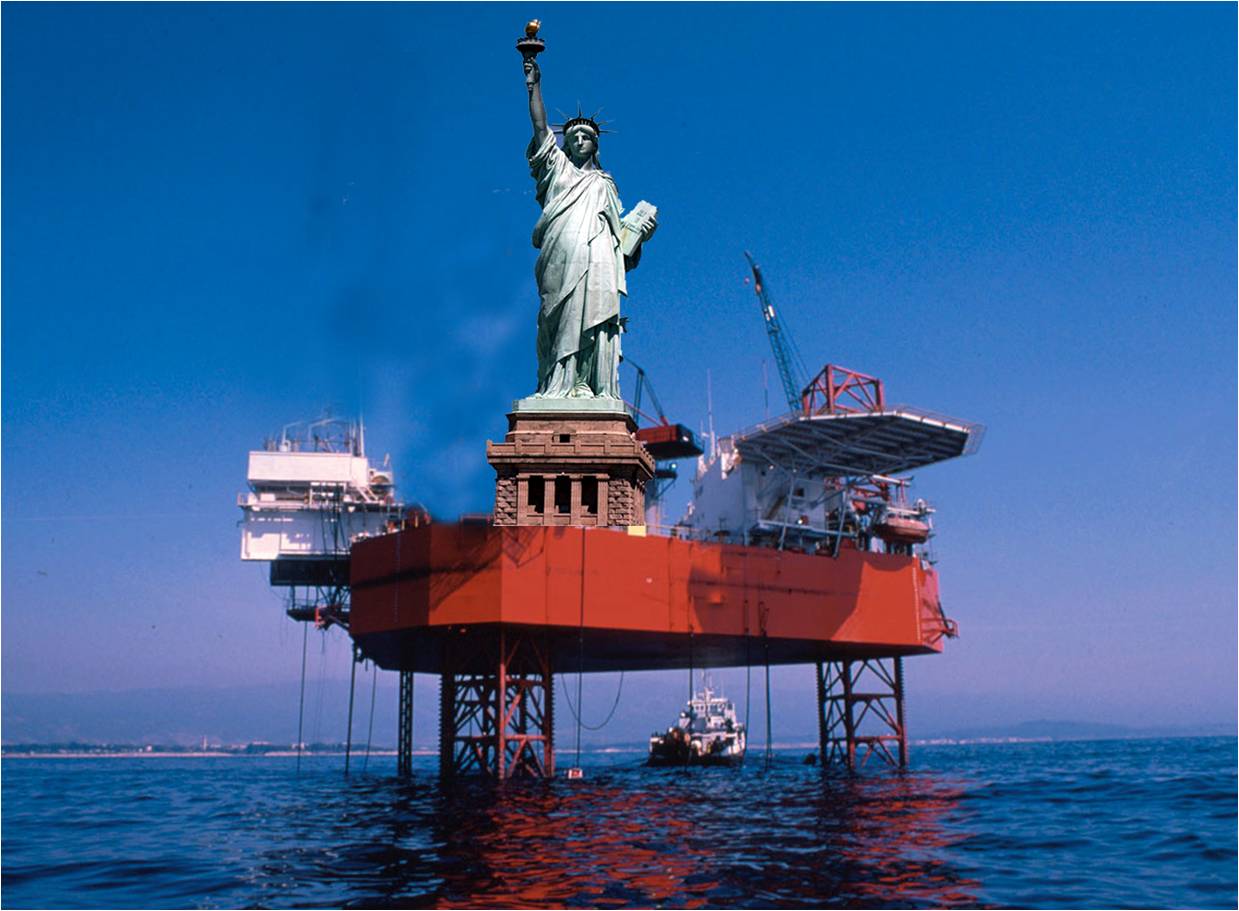 Statue of Liberty - Jackup